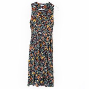Karavan Dress Fall Leaves, berries, Size Small